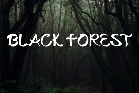 Black Forest: A Handwritten Font for Branding