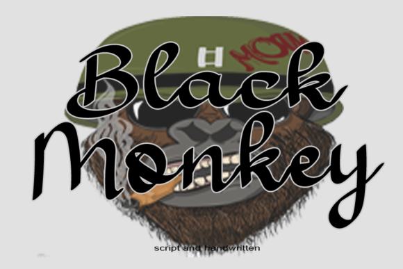 Black Monkey Font: A Playful Script for Bold Brands