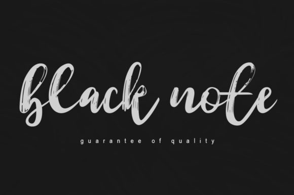 Black Note Font Review for Web Designers