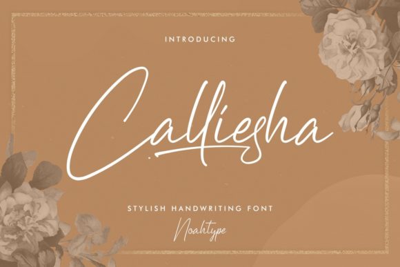 Calliesha: A Script Font for Elegant Web Design