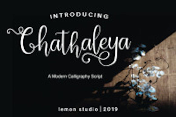 Chathaleya: A Timeless Handwritten Font for Makers