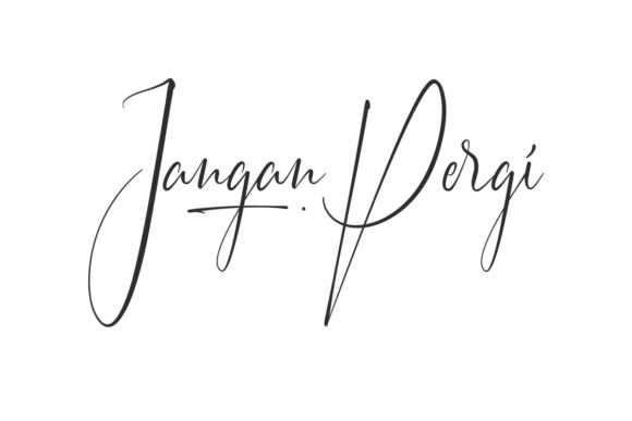 Don't Go: A Handwritten Typeface for Editorial Calm