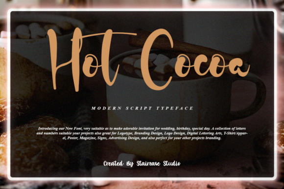 Hot Cocoa: A Handwritten Font for Editorial Warmth