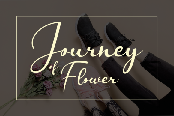 Journey of Flower Font Review for Campaigns