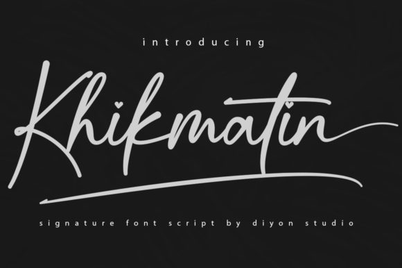 Khikmatin Font: A Modern Script for Branding