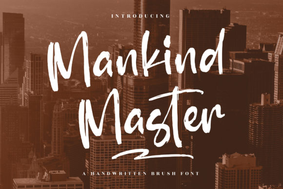 Mankind Master: A Graceful Script Font for Editorial Design