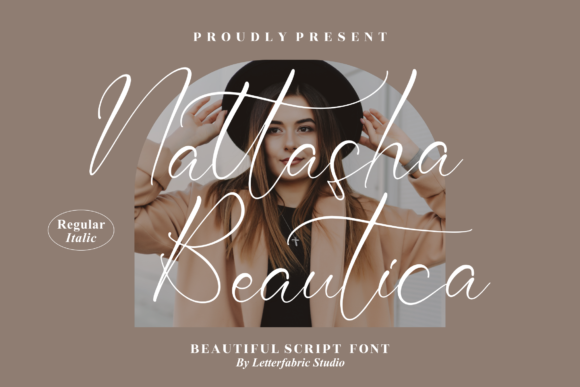 Nattasha Beautica: A Script Font for Editorial Grace