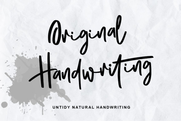 Original Handwritten Font for Campaign Design