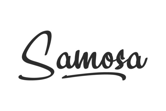Samosa Font: Elegant Script for Branding