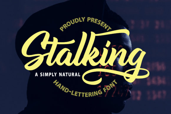 Stalking Font: A Bold Handwritten Typeface for Branding