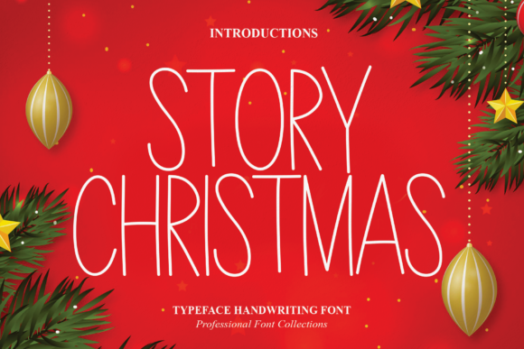 Story Christmas: A Handwritten Font for Editorial Warmth