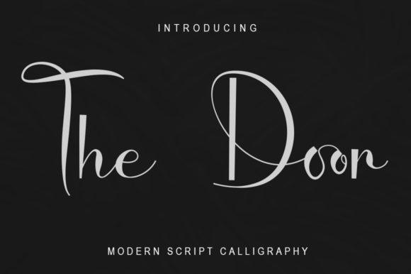 The Door: A Playful Script Font for Marketers