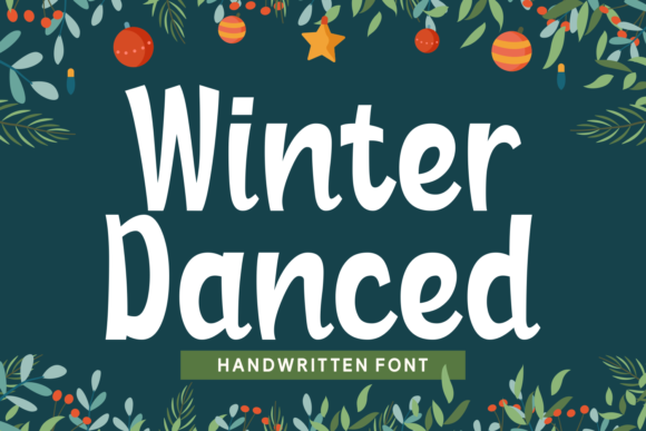 Winter Danced: A Bold Handwritten Font for Web Design