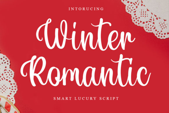 Winter Romantic Font: Elevate Your Campaign Visuals
